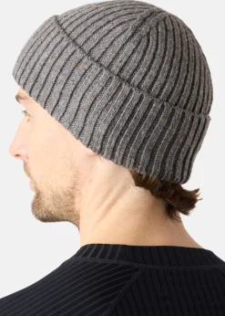 Superdry WORKWEAR NEP KNITTED BEANIE Rock Grey Nep