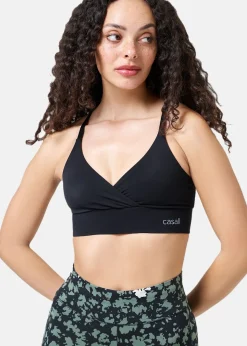 Outlet Casall Wrap Sports Bra Black