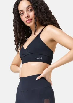 Outlet Casall Wrap Sports Bra Black