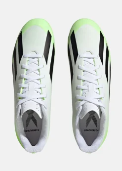 Clearance Adidas X CRAZYFAST.4 FxG FTWWHT/CBLACK/LUCLEM