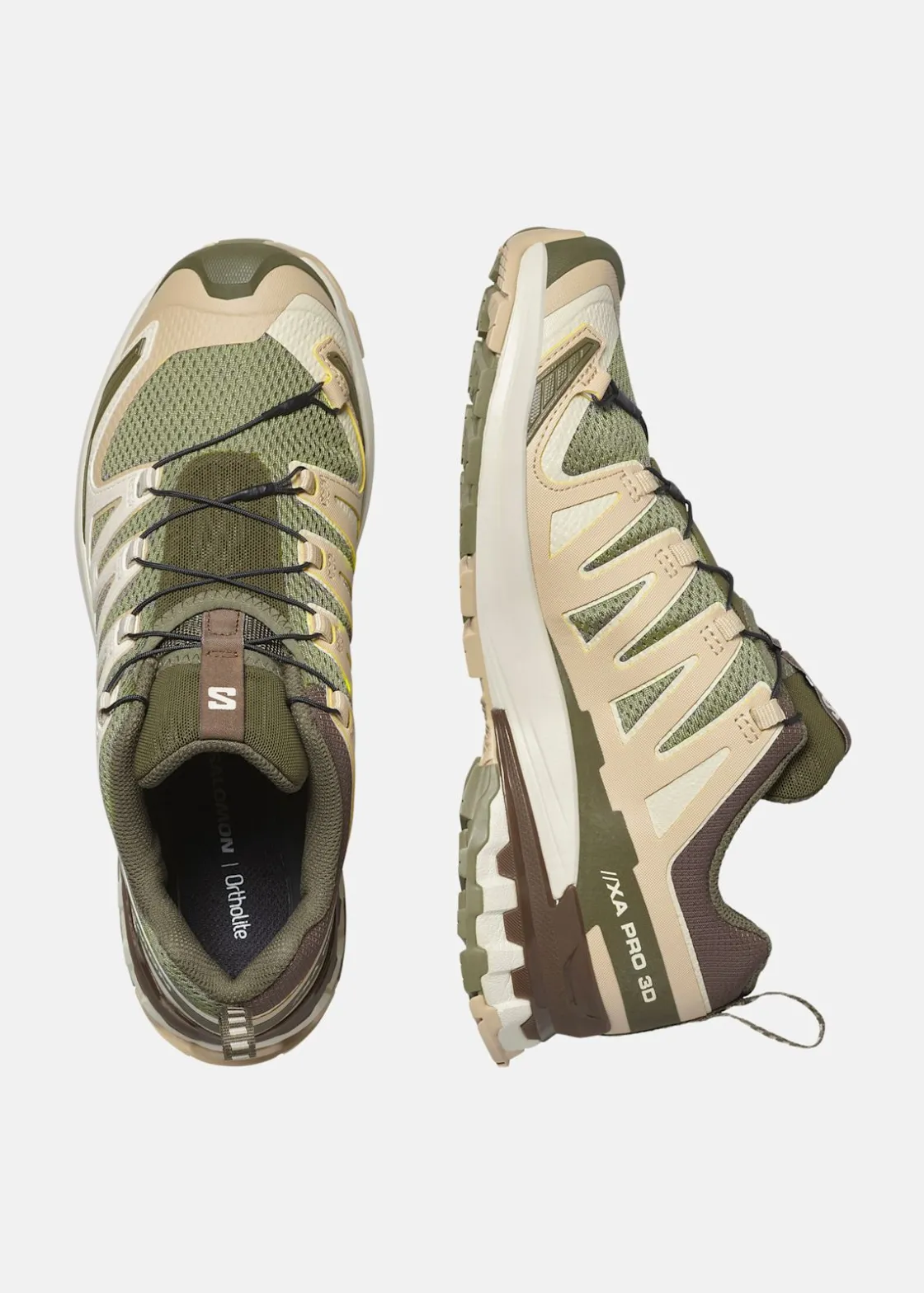 New Salomon XA PRO 3D V9 Deep Lichen Green / Safari / Dark Earth