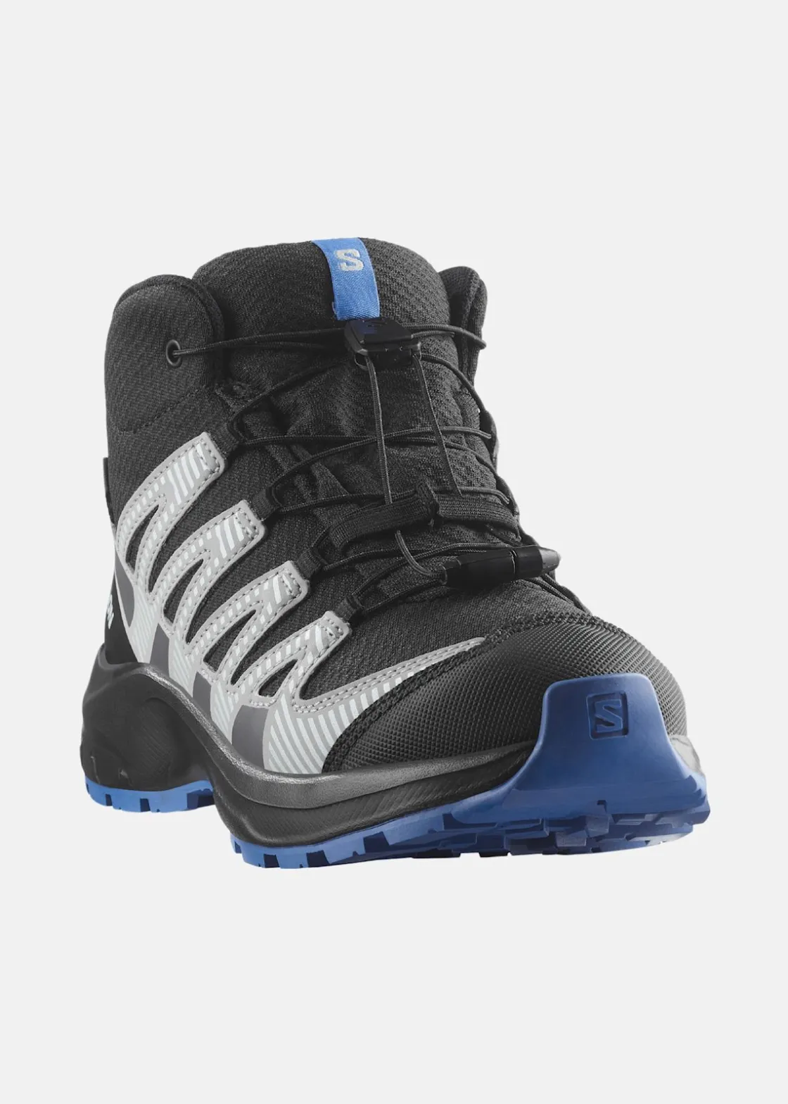 New Salomon XA PRO V8 MID WP J Black / Monument / French Blue