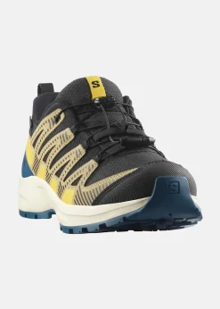 Outlet Salomon XA PRO V8 WATERPROOF Black / Gray Green / Powder Giallo