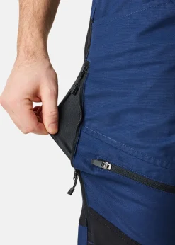 Outlet X-trail Outdoor Pants Denim Blue/Black