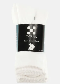 Sale X-trail Sport Socks 3-pack White