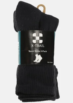 Discount X-trail Sport Socks 3-pack Black