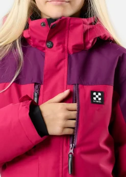 Best X-trail Winter Overall JR Burgundy/Pink