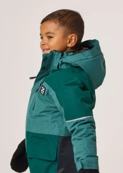 X-trail Winter Overall JR Emerald Green/ Pinegreen