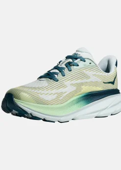 Clearance Hoka Y CLIFTON 9 YOUTH DROPLET / BLUE TWILIGHT