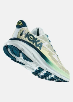 Clearance Hoka Y CLIFTON 9 YOUTH DROPLET / BLUE TWILIGHT