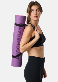Outlet Swedemount Yoga Mat 5 mm Burgundy/Lt Pink