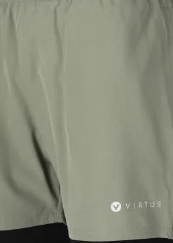 Sale Virtus Zayne M 2-in-1 Shorts Dried sage