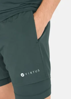 Virtus Zayne M 2-in-1 Shorts Dusty Forest