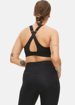 Outlet Röhnisch Zip Up Sportsbra Black