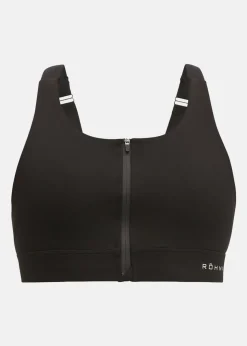 Outlet Röhnisch Zip Up Sportsbra Black